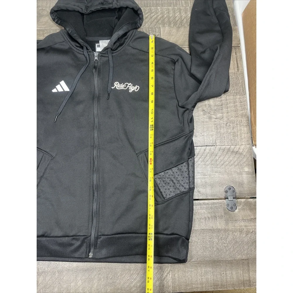 Ride High Player Hoodie Adidas Men's‎ Large Full Zip Aeroready